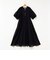 【一部WEB限定カラーアイテム】ウォッシャブルハンドスモックバルーン袖ワンピース
