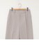 ウォッシャブルストライプ愛されセミワイドパンツ