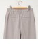 ウォッシャブルストライプ愛されセミワイドパンツ