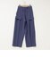 ウォッシャブルラップ風ワイドパンツ