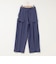 ウォッシャブルラップ風ワイドパンツ