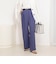 ウォッシャブルラップ風ワイドパンツ