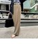 ウォッシャブルラップ風ワイドパンツ