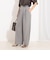 ウォッシャブルラップ風ワイドパンツ