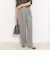ウォッシャブルラップ風ワイドパンツ
