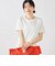 《撥水/汗染み軽減》ショート丈ロゴTシャツ