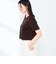 《撥水/汗染み軽減》ショート丈ロゴTシャツ