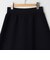 《手洗い可能/セットアップ対応》Aラインニットスカート