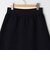 《手洗い可能/セットアップ対応》Aラインニットスカート