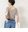 ウォッシャブルアシンメトリー2WAYリブTシャツ