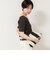 ウォッシャブルアシンメトリー2WAYリブTシャツ