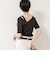 ウォッシャブルアシンメトリー2WAYリブTシャツ