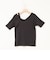 ウォッシャブルアシンメトリー2WAYリブTシャツ
