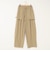 【WEB＆一部店舗限定カラーあり】ウォッシャブルサンドウォッシュイージーワイドパンツ