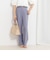 《セットアップ対応》ウォッシャブルストレッチツイル愛されセミワイドパンツ