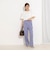 《セットアップ対応》ウォッシャブルストレッチツイル愛されセミワイドパンツ