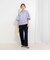 《セットアップ対応》ウォッシャブルストレッチツイル愛されセミワイドパンツ