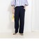 《セットアップ対応》ウォッシャブルストレッチツイル愛されセミワイドパンツ