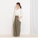【WEB＆一部店舗限定カラー】《セットアップ対応》ジョーゼットイージーワイドパンツ