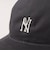 【COOPERSTOWN BALL CAP/クーパーズタウン ボールキャップ】NY BLACK YANKEES DAD CAP