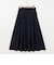 【一部WEB限定色アイテム】ウォッシャブル高機能タックフレアースカート