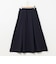 【一部WEB限定色アイテム】ウォッシャブル高機能タックフレアースカート