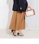 【一部WEB限定色アイテム】ウォッシャブル高機能タックフレアースカート