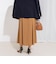 【一部WEB限定色アイテム】ウォッシャブル高機能タックフレアースカート