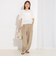 【WEB限定】ウォッシャブルストレッチジョーゼットラッフル袖ブラウス