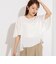 【WEB限定】ウォッシャブルストレッチジョーゼットラッフル袖ブラウス