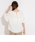 【WEB限定】ウォッシャブルストレッチジョーゼットラッフル袖ブラウス