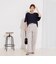 【WEB限定】ウォッシャブルストレッチジョーゼットラッフル袖ブラウス