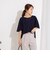 【WEB限定】ウォッシャブルストレッチジョーゼットラッフル袖ブラウス