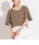 【WEB限定】ウォッシャブルストレッチジョーゼットラッフル袖ブラウス