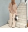 【WEB限定】ウォッシャブルストレッチジョーゼットラッフル袖ブラウス
