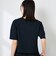 《セットアップ対応》ウォッシャブル麻調5分袖ブラウス