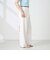 《セットアップ対応》ウォッシャブルドライツイルワイドパンツ