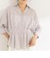 《接触冷感》【BECシリーズ】ウォッシャブルシアースキッパータック半袖ブラウス