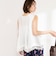 【MARILYN MOON/マリリーンムーン】2WAY handkerchief hem blouse