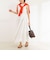 【MARILYN MOON/マリリーンムーン】ledder lace handkerchief skirt dress