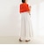 【MARILYN MOON/マリリーンムーン】ledder lace handkerchief skirt dress
