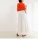【MARILYN MOON/マリリーンムーン】ledder lace handkerchief skirt dress