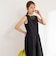 【MARILYN MOON/マリリーンムーン】ledder lace handkerchief skirt dress