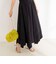 【MARILYN MOON/マリリーンムーン】ledder lace handkerchief skirt dress