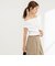 《手洗い可能》オフショルダーノースリーブプルオーバー