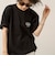 【MAQWEL/マクウェル】ウォッシャブル Maqwel Earth ワイドボディプリントTシャツ