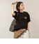 【MAQWEL/マクウェル】ウォッシャブル Maqwel Earth ワイドボディプリントTシャツ