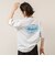 【MAQWEL/マクウェル】ウォッシャブル Maqwel Earth ワイドボディプリントTシャツ