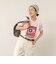 【MAQWEL/マクウェル】ウォッシャブルRADIO Maqwel オープンエンドプリントTシャツ