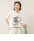 【MAQWEL/マクウェル】ウォッシャブル Maqwel RECORDS オープンエンドプリントTシャツ